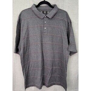 Men's Nike Golf Polo Size XL Gray Stripe Pattern